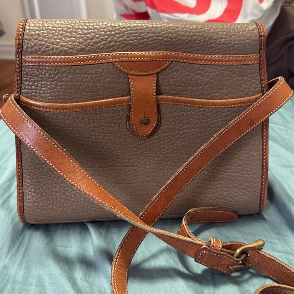 Classic Tan Leather Women's Bag Dooney & Bourke - Picture 7 of 9